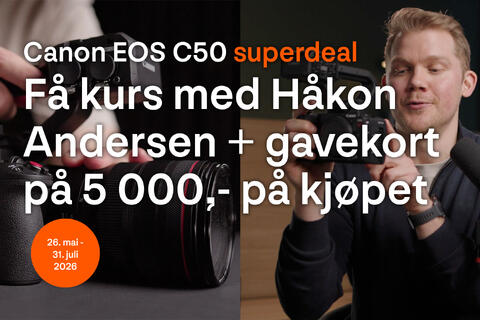 Canon EOS C50 + Gavekort + Minikurs